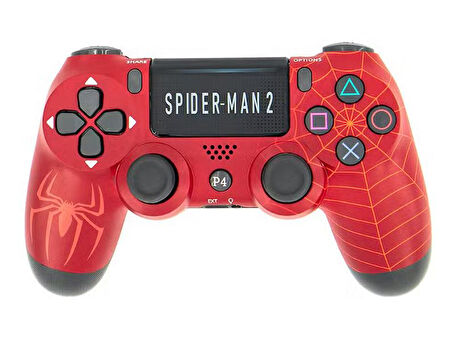 KONSOL PLUS PS4 DUALSHOCK 4 KABLOSUZ  SPİDERMAN 2 DESENLİ