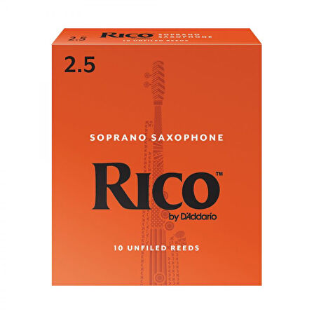 D\'Addario Woodwinds Rico RIA1025 Soprano Saksafon Kamışı No:2.5