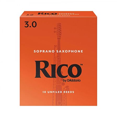 D'addario Woodwinds Rico Rıa1030 Soprano Saksafon Kamışı No:3