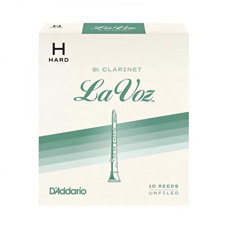 D'addario Woodwinds La Voz Rcc10hd Sib Klarnet Kamışı Hard