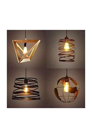 Grafen St64 Flamanlı Rustik 6w Led Ampul 10'lu Dekoratif Vintage Aydınlatma
