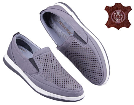 Hakiki Deri Ortopedik Delikli Erkek Günlük Ayakkabı 046