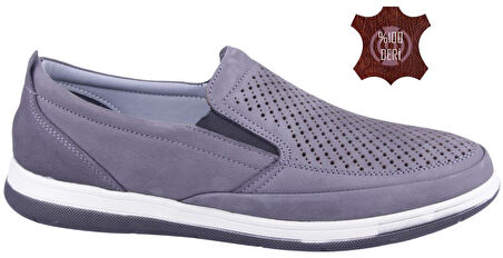 Hakiki Deri Ortopedik Delikli Erkek Günlük Ayakkabı 046