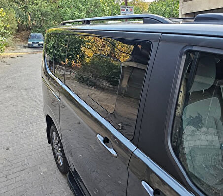 TRANSİT CUSTOM VAN KISA ŞASE 2025 2026 2027 PORTBAGAJ TAVAN ÇITASI SİYAH