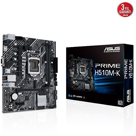 Asus Prime H510M-K Intel H510 LGA 1200 DDR4 3200 MHz Masaüstü Anakart