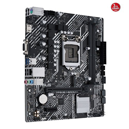 Asus Prime H510M-K Intel H510 LGA 1200 DDR4 3200 MHz Masaüstü Anakart