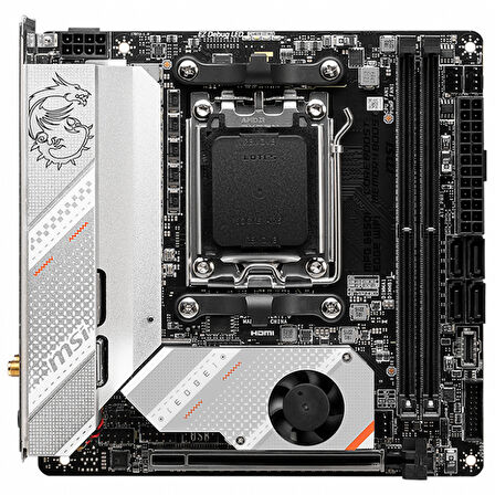 MSI MPG B650I EDGE WIFI DDR5 HDMI M.2 USB 3.2 LAN WİFİ MITX AM5