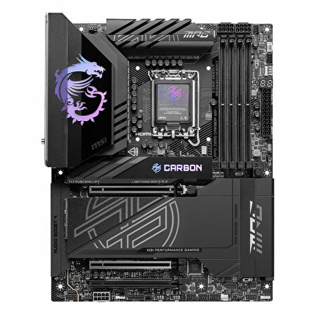 MSI MPG Z890 Carbon WiFi DDR5 (9200MHz)OC M.2 HDMI/USB-C PCIe 5.0 1851P ATX Anakart