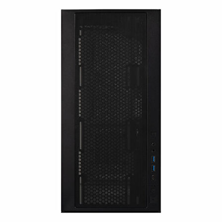 BitFenix Ceto Premium Edition 600W 80+ White USB 3.2 FRGB ATX Mid Tower Siyah Kasa