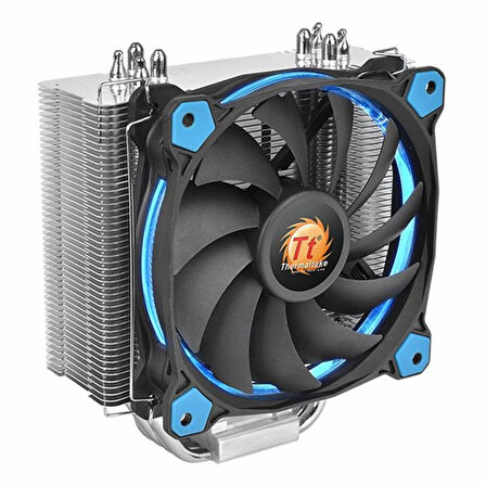 Thermaltake Riing Silent 12 LED AM4/1200P Mavi İşlemci Hava Soğutucu