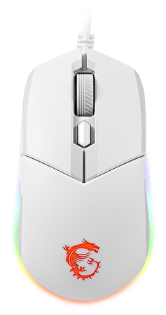  Msi GG Clutch GM11 White Gaming Mouse 5.000 Dpi Optik RGB Led Oyuncu Faresi Beyaz