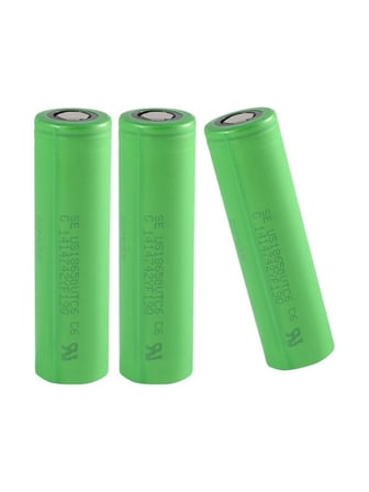 Murata Vtc6 18650 3.7V 3000 Mah Li-Ion Şarj Edilebilir Pil 3 Adet (Başlıksız Flat Top)