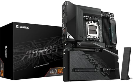 GIGABYTE X870-A STEALTH 8200MHz BTF OC DDR5 AM5 M.2 HDMI ANAKART