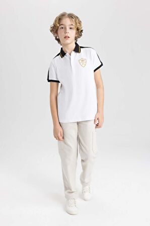 DeFacto Erkek Çocuk Pike Kısa Kollu Polo Tişört C1591A824SMWT36