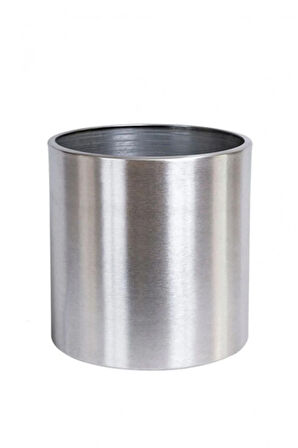Galvaniz Saksı 25x25 Paslanmaz Metalik Çelik