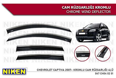 Chevrolet Captiva Kromlu Cam Rüzgarlığı Niken 2009 Sonrası