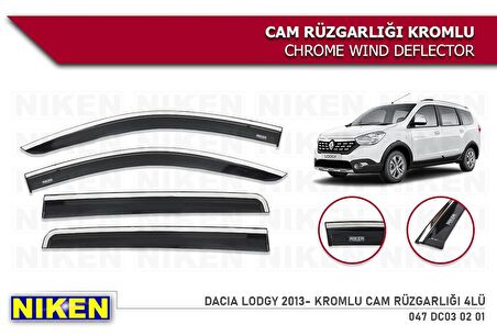Dacia Lodgy Kromlu Cam Rüzgarlığı Niken 2013+