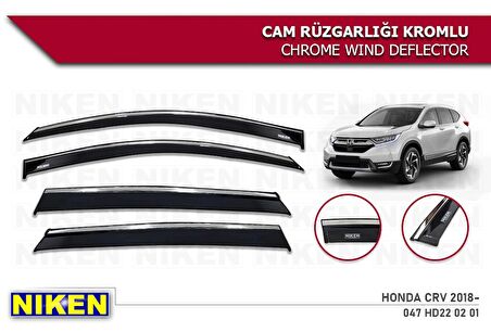 Honda Crv Kromlu Cam Rüzgarlığı Niken 2018+