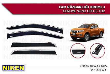 Nissan Navara Kromlu Cam Rüzgarlığı Niken 2015+