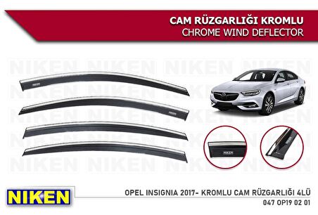 Opel İnsignia Kromlu Cam Rüzgarlığı Niken 2017+