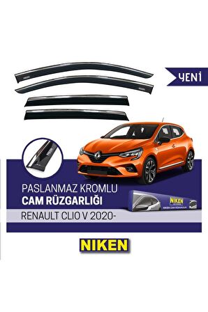 Renault Clio 5 Kromlu Cam Rüzgarlığı 2020 Sonrası