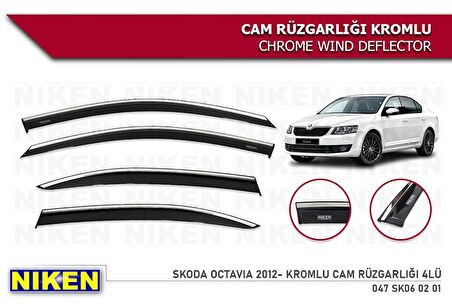 Skoda Octavia Kromlu Cam Rüzgarlığı Niken 2013-2019