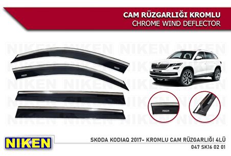 Skoda Kodiaq Kromlu Cam Rüzgarlığı Niken 2017+