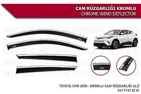 Toyota Chr Kromlu Cam Rüzgarlığı Niken 2018+ sonrası modeller