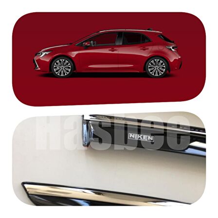 Toyota Corolla hb Kromlu Cam Rüzgarlığı Niken 2019+