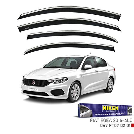 Fiat Egea Kromlu Cam Rüzgarlığı Niken 2016+ sonrası uyumlu