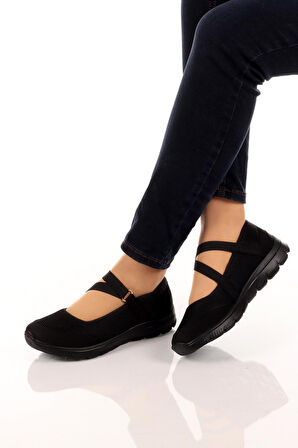 Kadın Babet Kolay Giyilebilir Hava alabilen Hafif Rahat Taban Esnek Günlük Spor Ayakkabı 048