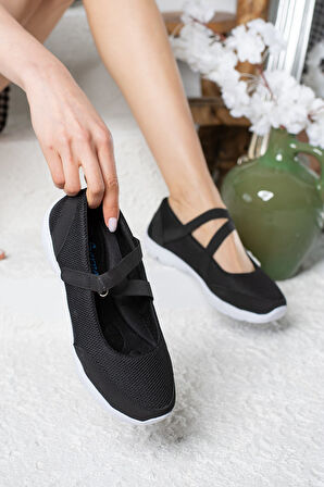 Kadın Babet Kolay Giyilebilir Hava alabilen Hafif Rahat Taban Esnek Günlük Spor Ayakkabı 048