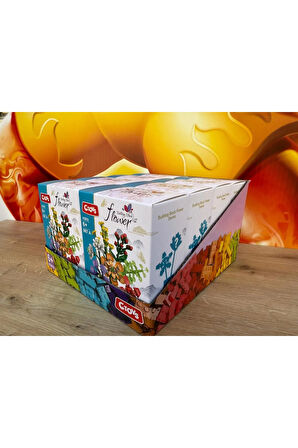 Dekoratif Çiçek Buketi Yapım Seti Legosu Çiçek Lego 500+ Parça 8 KUTU BİRDEN FULL SET ÖZEL SET