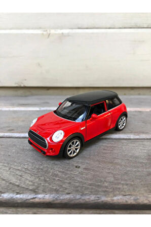 Welly Mini Cooper Diecast Metal Araba Model Araba Oyuncak Araba Çek Bırak Araba 11 Cm