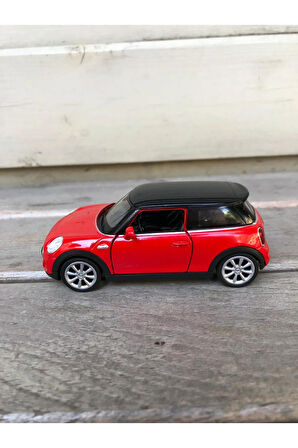 Welly Mini Cooper Diecast Metal Araba Model Araba Oyuncak Araba Çek Bırak Araba 11 Cm