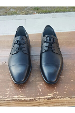 Erkek Yazlık Kundura Hakiki Deri  Neolit Taban Bağlı