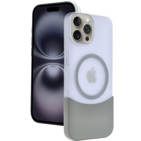 Joko Apple iPhone 15 Pro Max Velar Magsafe Kapak - Natural Grey