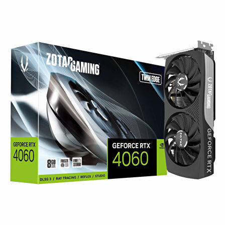 Zotac Gaming Twin Edge GeForce RTX 4060 8GB GDDR6 128Bit HDMI/DP Ekran Kartı