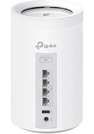 TP-Link Deco BE65(3-pack), BE9300 Mbps, 4 × 2.5 Gbps Portlar, 320 MHz Kanallar, 6 GHz Bandında Çalışır, 200 Cihaza Kadar