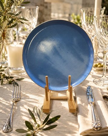 Porland  Posh 28 cm Düz Tabak Mavi