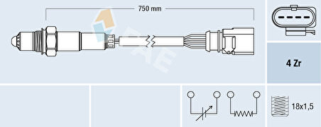 LAMBDA SENSÖRÜ 1.4TSI CPTA 04C906262DFAE