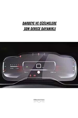 Citroen C5 Aircross 2018 2019 2020 2021 2022 Dijital Hayalet Gösterge Uyumlu Nano Ekran koruyucu