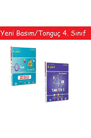 Tonguç 0'dan 4'e Konu Anlatımlı Soru Bankası & 4. Sınıf Taktikli Soru Bankası