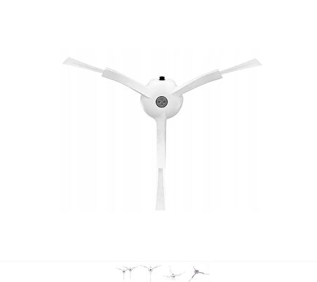 srfn ticaret Roborock S8, S8+, S8 Pro Ultra, Q5, Q5 Pro+, Q8, Q8 Max+ Uyumlu Yan Fırça - 2 Adet