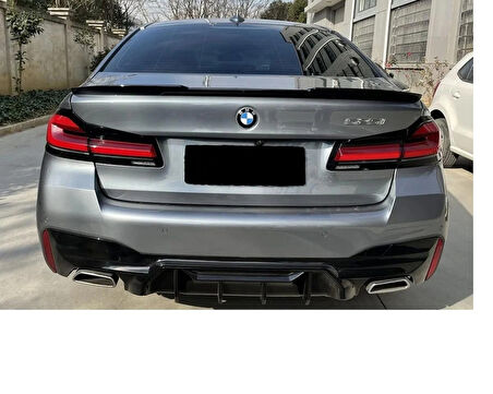 BMW 5 Serisi G30 M4 Stil Yarasa Model Bagaj Üstü Spoiler - Boyasız - 2017-2023