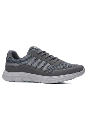 Günlük Erkek Sneaker Yetişkin Büyük Numara Spor Ayakkabı Fileli Bağcıklı Rahat Esnek 050