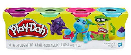 HASBRO PLAY-DOH OYUN HAMURU 4 LÜ (PRM)448GR B5517