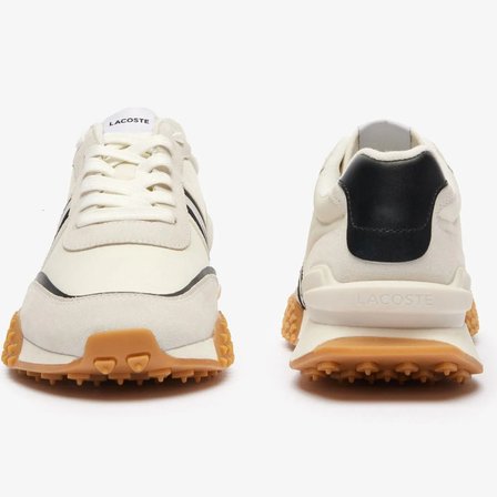 Lacoste L-Spin Deluxe Leather Mens Sneaker Hakiki Deri Erkek Günlük Spor Ayakkabı Krem