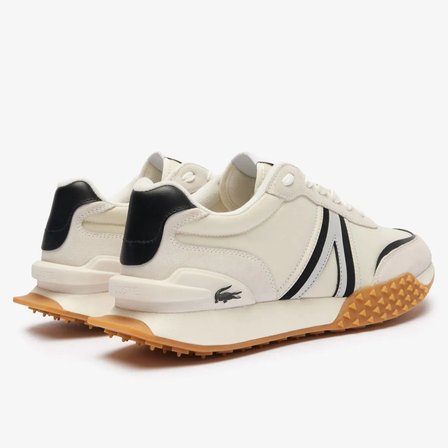 Lacoste L-Spin Deluxe Leather Mens Sneaker Hakiki Deri Erkek Günlük Spor Ayakkabı Krem