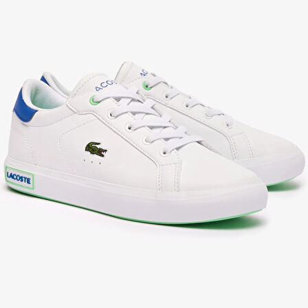 Lacoste Powercourt Unisex White Sneaker Unisex Günlük Spor Ayakkabı Beyaz 